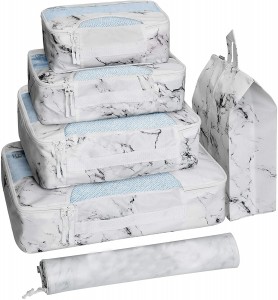 6 Set Cubo da imballaggio Organizzatore per imballaggio da viaggio per bagagli Moda