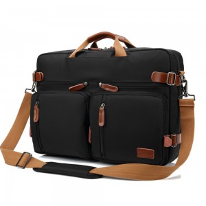 Mochila conversível para laptop, bolsa para notebook de 17 polegadas, bolsa mensageiro de ombro, bolsa para laptop, bolsa de negócios