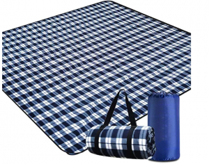 Extra Large Picnic Blanket 80″x80″ Foldable Picnic Mat Waterproof Picnic Outdoor Blanket