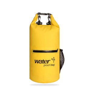 Bolsas secas de playa a prueba de agua de 10L, mochila de bolsa seca impermeable de viaje para natación al aire libre con doble hombro