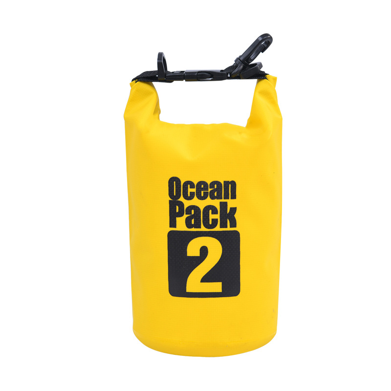 Mochila seca impermeável com logotipo personalizado 2L 3L Ocean Pack para passeios de barco e caiaque