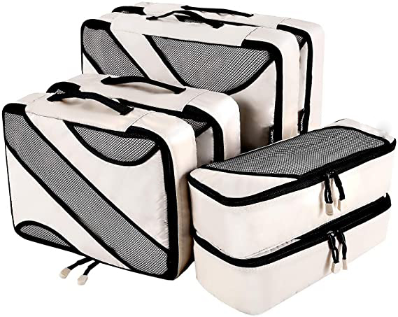 Promotion Opbevaringstaske Rejse Bagage Organizer Sæt 6 STK Rejsepakning Terning til tøj Rejsetilbehør