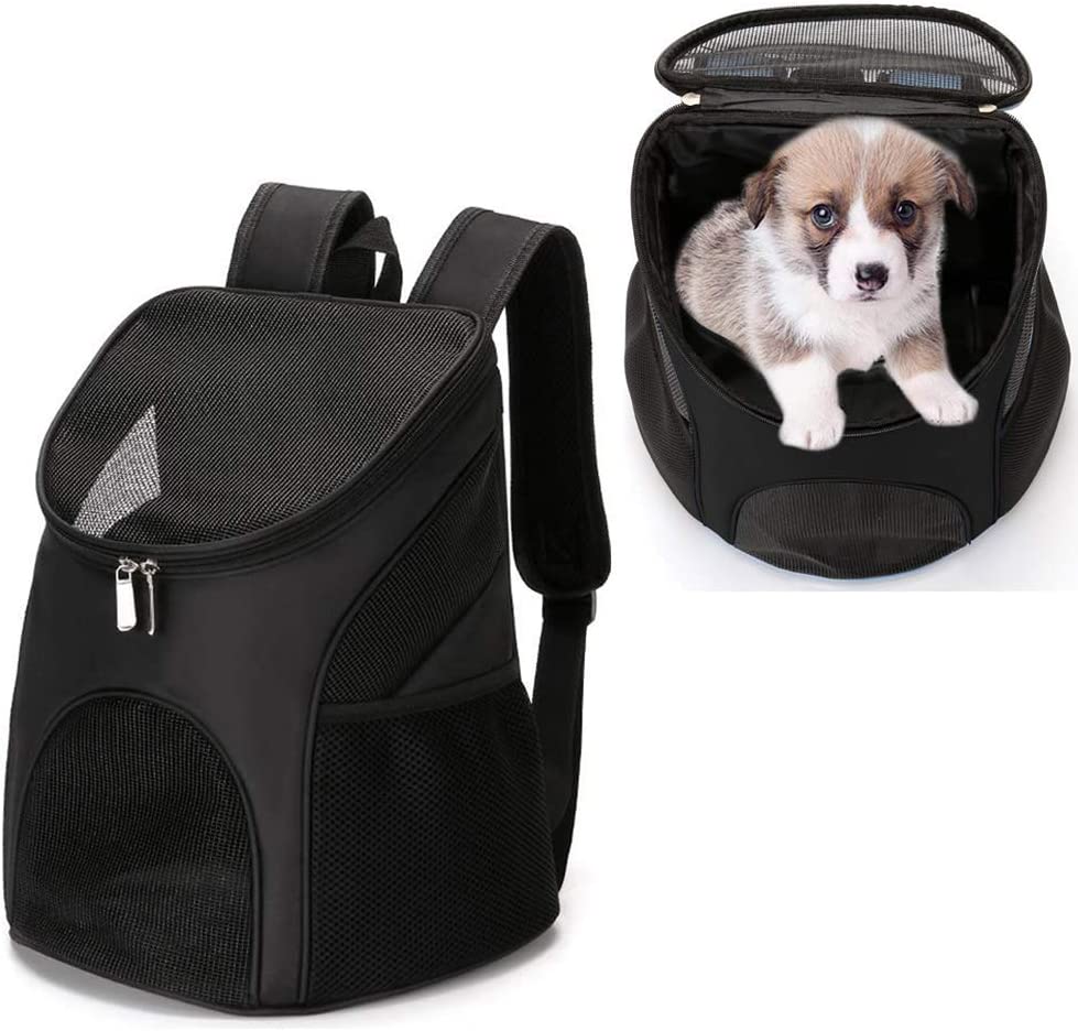 Модный индивидуальный дышащий рюкзак-переноска для собак, сумка для переноски домашних животных с сетчатой ​​вентиляцией для путешествий, пеших прогулок