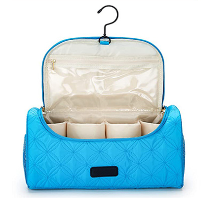 Custom Toiletry Bag Luxury Beauty Makeup Bag Zipper Travel Toiletry Cosmetic Bag with Hook