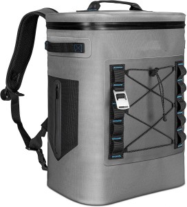 Backpack Cooler Insulated 20L Waterproof Keeps Cool&Warm 72 Hours with 5 Layers Insulation Leakproof System