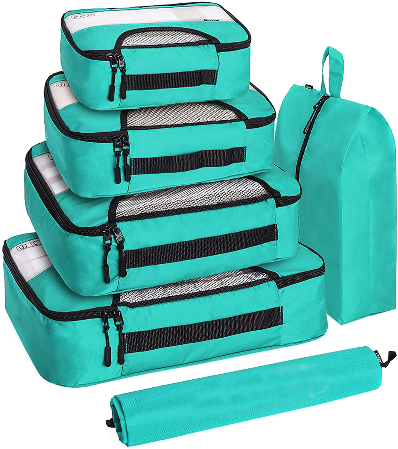 6 Set Packing Cube Luggage Travel Packing Organizer Fashion