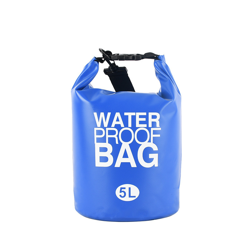Outdoor Wholesale Ocean Pack 5L 500D PVC Tarpaulin Roll Top Waterproof Dry Bag Backpack