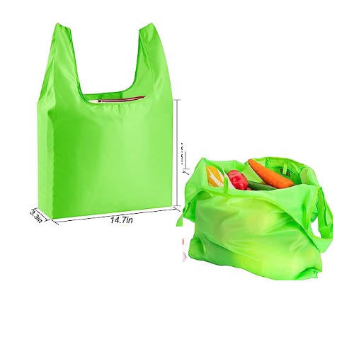 Bolsas grandes reutilizables para compras, lavables, plegables, paquete de 6 bolsas para comestibles, bolsas de regalo plegables, ligeras y resistentes