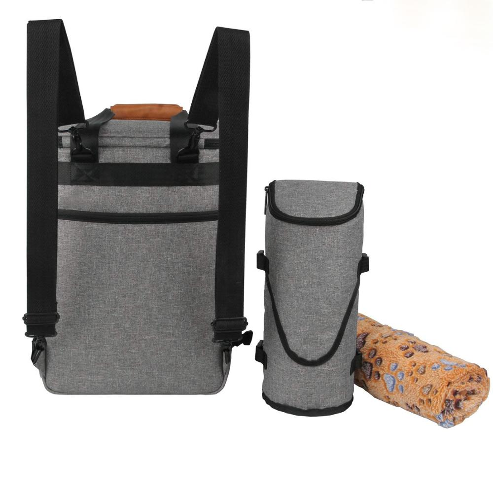 Pet Travel Bag Backpack Multi-Function Pocket Pet Tote Bag for Dog and Cat