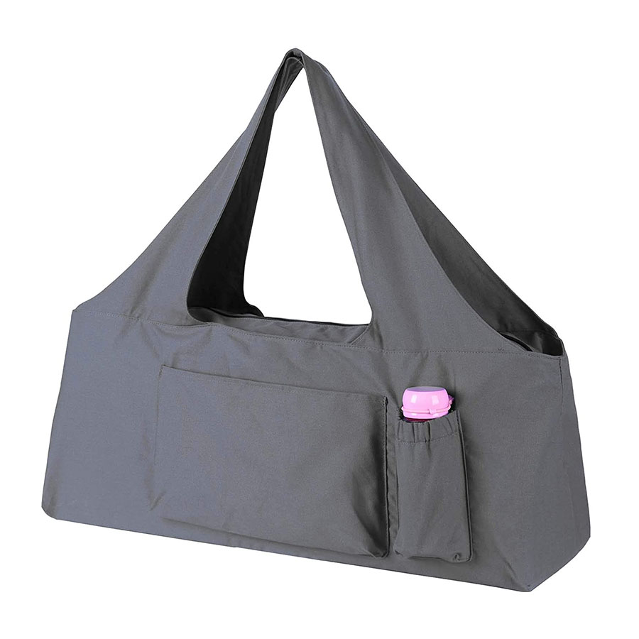 Bolsa de yoga impermeable con logotipo personalizado, 5 bolsillos multifuncionales, esterilla de yoga duradera, portador de eslinga