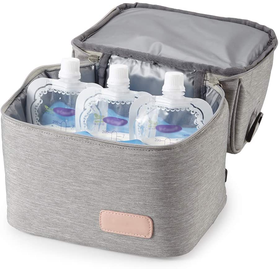 Moedermelk Babyfles Koeltas Waterdichte Babymelkzak Vriezer Mama Reisrugzak Draagbare thermisch geïsoleerde lunchbox
