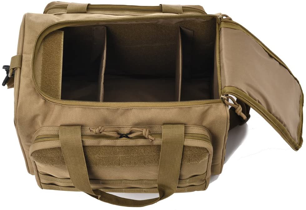Upgraded Factory price Hot OEM Custom logo Designer Handbag Duffle Bags Deluxe Custom Tactical Range Tote Bag with dividers