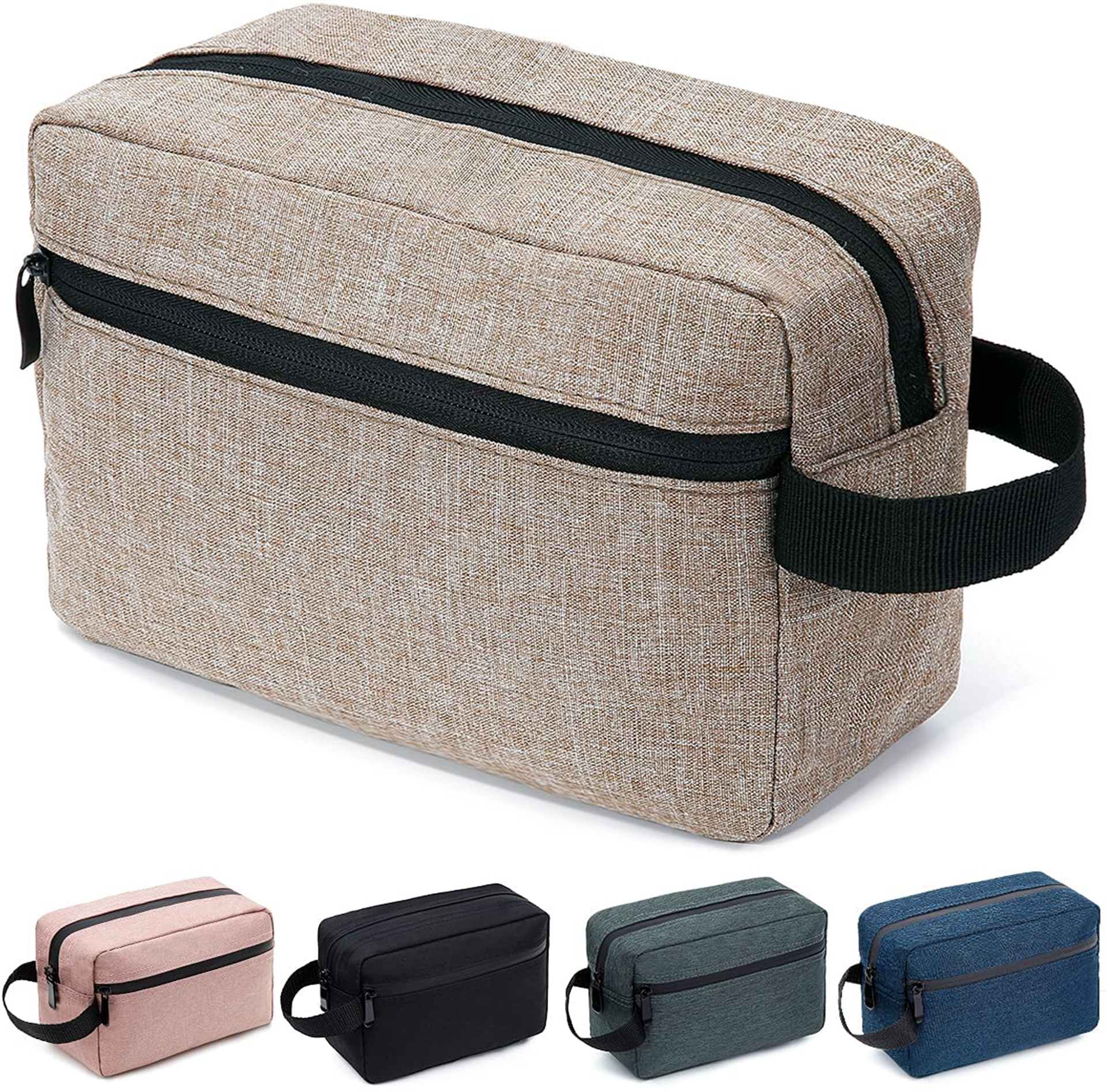 Travel Toiletry Bag for Women and Men Water-resistant Shaving Bag for Toiletries Accessories Foldable Storage Bags