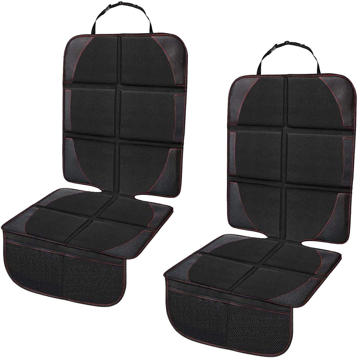 Защитные чехлы для автомобильных сидений, 2 шт. в упаковке, защитные чехлы для детских автокресел с карманами-органайзерами